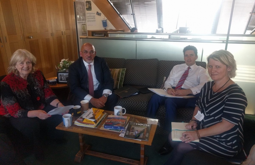 Meeting with Nadhim Zahawi and Cheryl GIllan