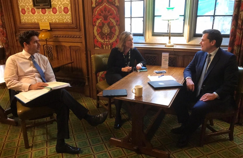 Photo of meeting with Robert Jenrick MP