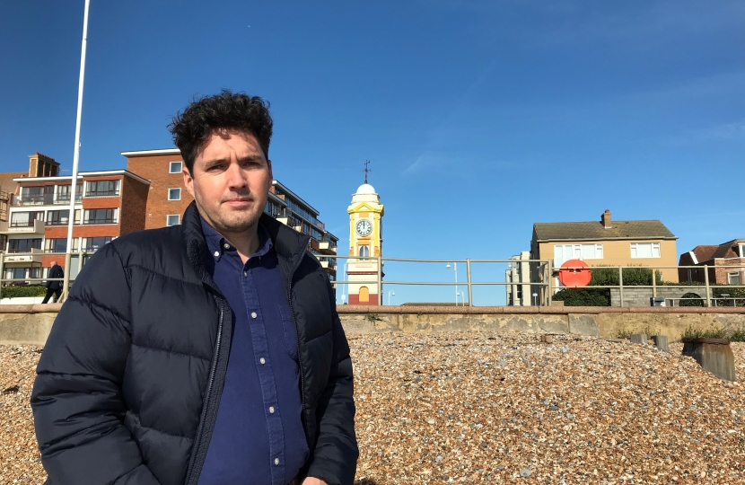 Photo of Huw on Bexhill Beach