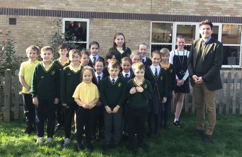 Little Common School Council with Huw