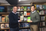 Huw with Ian Cawley of Rother Books (taken before COVID-19)