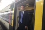 Huw on commute