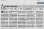Photo of article in Observer