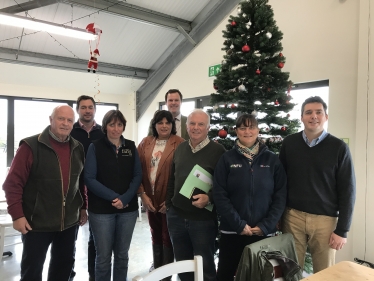 Huw joins Local Farmers Meeting 