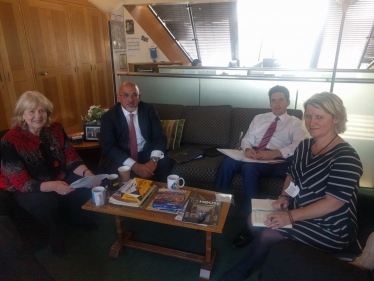 Meeting with Nadhim Zahawi and Cheryl GIllan