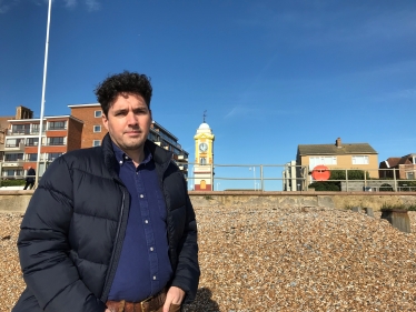 Photo of Huw on Bexhill Beach