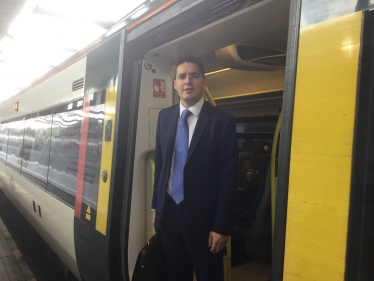 Huw on commute