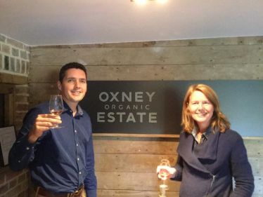 Huw at Oxney Organic Vineyard Beckley